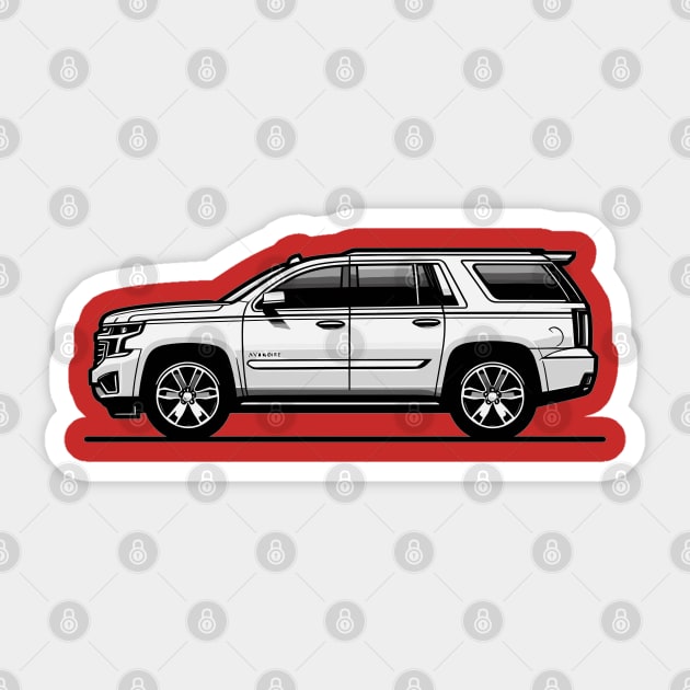 Chevy SUV Sticker by Vehicles-Art